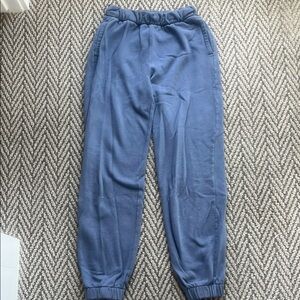 Hollister Blue Cuffed Sweat Pants